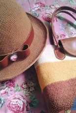 Set hat and bag for summer