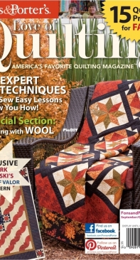 Fons & Porters - Love of Quilting - September - October- 2012