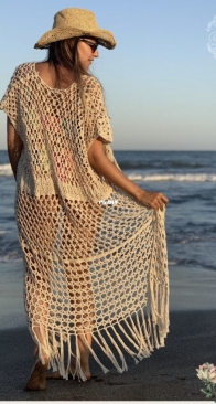 Alelí Deco Crochet - Estefanía Béllico - Kimono Dalia - Spanish