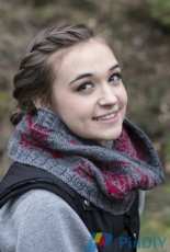 Cascade Yarns-W673-Red Hawk Cowl by Adina Logsdon - Free