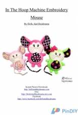 Dolls and Daydreams - ITH Machine Embroidery Mouse
