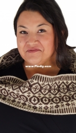 Double Wrap Fair Isle Cowl by Michael Harrigan-Free