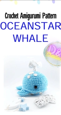 DI Creations- DI amigurumi Creations - Davina and Ivana - Oceanstar Whale