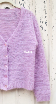 Hobbii - Wool Cuddles - Kristina - Essence V Cardigan - Free