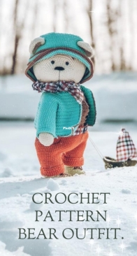 Sveta Crochet Pattern - Sveta Lutik toys - Svetlana Lutik - Bear outfit