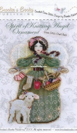 Brookes Books - Spirit of Knitting Angel Ornament