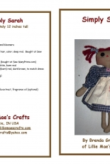 Simply Sarah by Brenda Greenwalt-Lillie Maes Crafts-Free