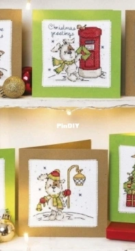 Christmas Cards by Durene Jones from The World of Cross Stitching 260 PCS + XSD