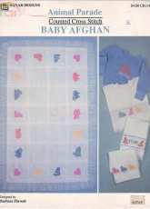 Banar Designs CB114 - Animal Parade Baby Afghan