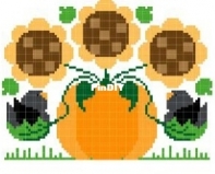 San-man Originals - Pumpkin Leaves Merry Members 2011 by Sandra Dering