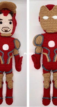 Amigurumi Art Crochet - Susana Rodríguez - Metallic Man