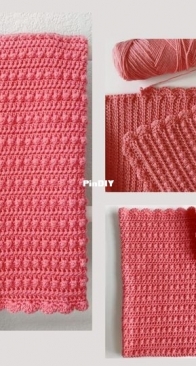 Daisy Farm Crafts - Hannah Brown McKay - Sweet Berries Baby Blanket - Free