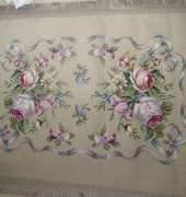 Rug with flowers