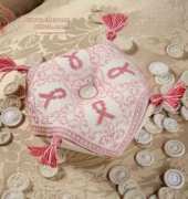 Romy in Austria - Pink Ribbon Biscornu