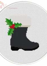 Daily Cross Stitch - Santas Boot