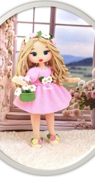 Amigurumi Hobbievimm - Nesrin Sönmez - Bahar Doll -Russian