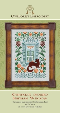 OwlForest Embroidery - 0492-СО-Б - Siberian Window - Free