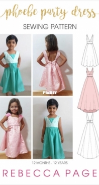 Rebecca Page - Phoebe Party Dress - 12 months -12 years - Free