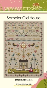 Wombat Stitching - Sampler Old House