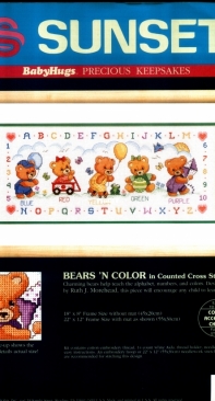 Dimensions Sunset - 13566 Bears N Color XSD