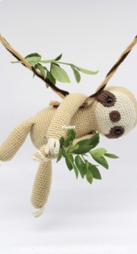 Hello Yellow Yarn - MJ Carlos - Slow Mo the Sloth
