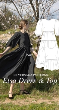 Silversaga Patterns - Elsa Dress and Top - Size 32-54