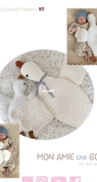 Crochet Pink Pumpkin - Mathilde Claiborne - Mon Amie the Goose