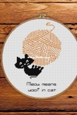 Smart Cross Stitch - Meow - Free
