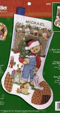 Bucilla 84901 - Blue Jeans Teddy & Friends Stocking XSD