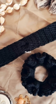 Headband and Scrunchie