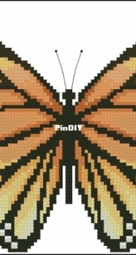 Butterfly by Anna Pavlyuk from Just Cross Stitch August 2021 PCS + XSD