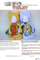 A Bit of Whimsy Dolls-Violet
