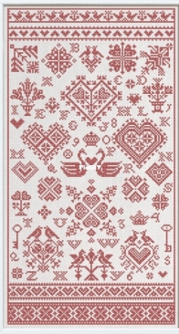 Modern Folk Embroidery - Lots of Love XSD
