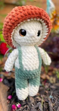 Kaileyns Krafts - Kaileyn - Kais Creations - Levi the Mushroom Boy