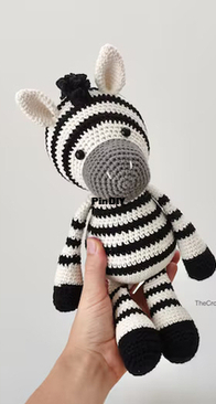 The Crochet Code AU - Rachel Fleming - Arlo the Zebra