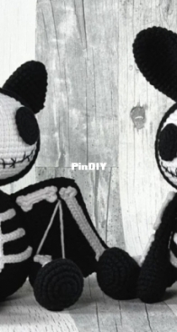 Monster Hook - Anna Carax - Bony Bunny and Bony Bat