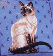 Seal Point Siamese from The Cross Stitcher USA June 1994