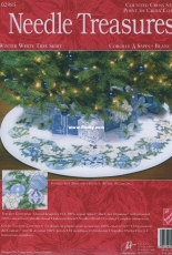 JCA Needle Treasures 02985 - Winter White Tree Skirt