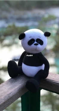 Crochet Pattern - Sveta Lutik toys - Svetlana Lutik - Panda Bear