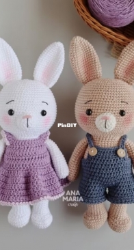 Ana Maria Craft - Ana Maria Liasch da Silva - Marshmallow the Bunny - Marshmallow o Coelho - Portugues