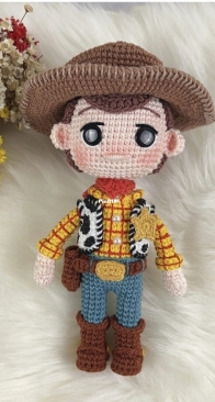 Gil Amigurumi - Gilson Viana - Woody - Potuguese