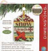 Dimensions 70-08890 - Snow Friends Ornaments
