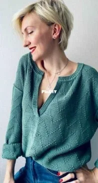 Mojito Jumper by Irina Kuchinskaya - Russian