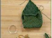 Read Heart - Beaded Knit Clutch Purse by Lily M. Chin.