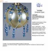 That Bead Lady Icicles Ornament Cover