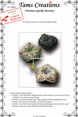 Tams Creations TAM 134 - Christmas Sparkle Biscornus