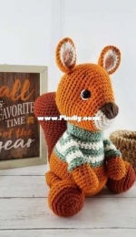 Sweet Oddity Art - Carolyne Brodie - Honeynut the Squirrel