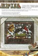 Winter Feeding Station from Stoney Creek Cross Stitch Collection Winter 2017