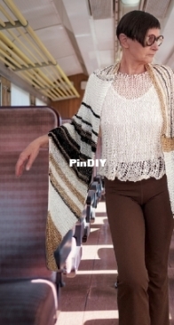 Line by Line Shawl by Petra Breakstone