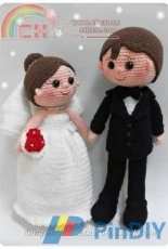 Amigurumi Aşkına - Tiny Mini Design - Demet Karabayır - Just Married - Russian - Translated